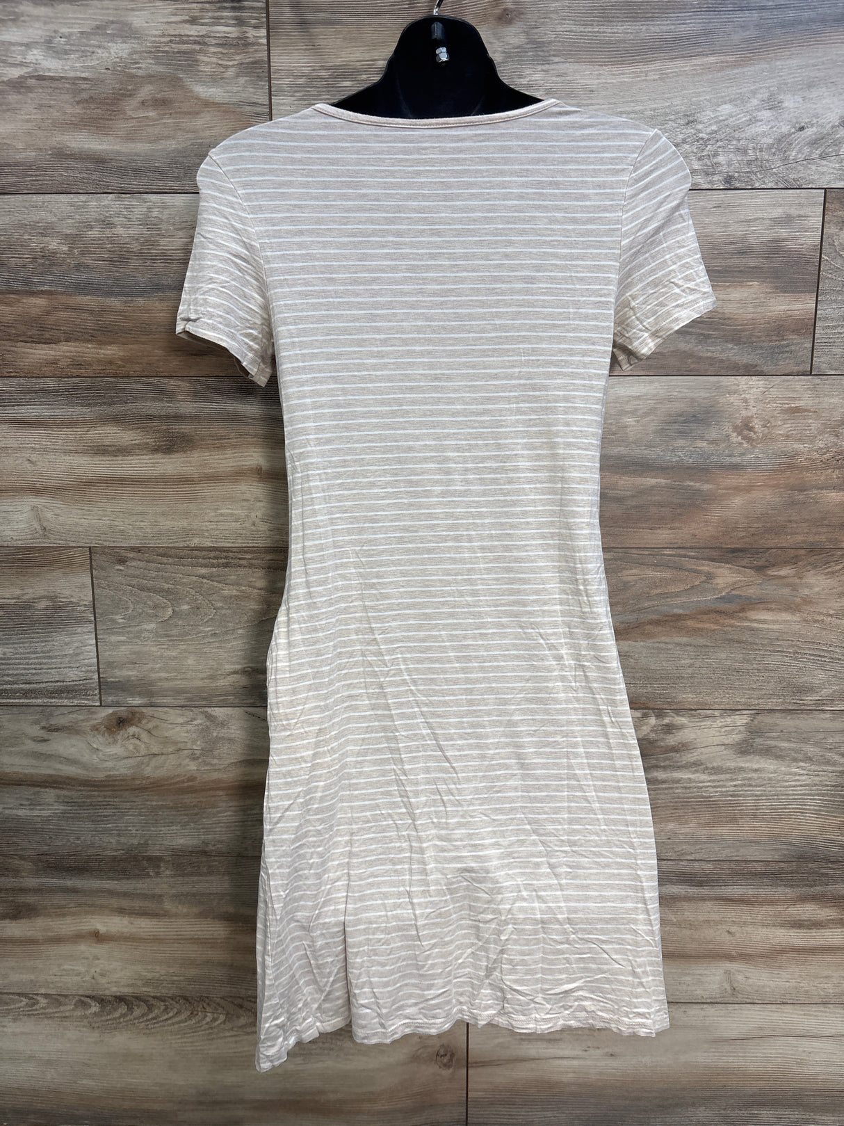 Kindred Bravely Striped Nursing Dress Beige sz Small