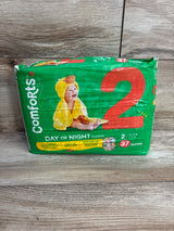 NEW Package of Comforts Day or Night Baby Diapers, 37ct. Size 2 - Me n Mommy To Be