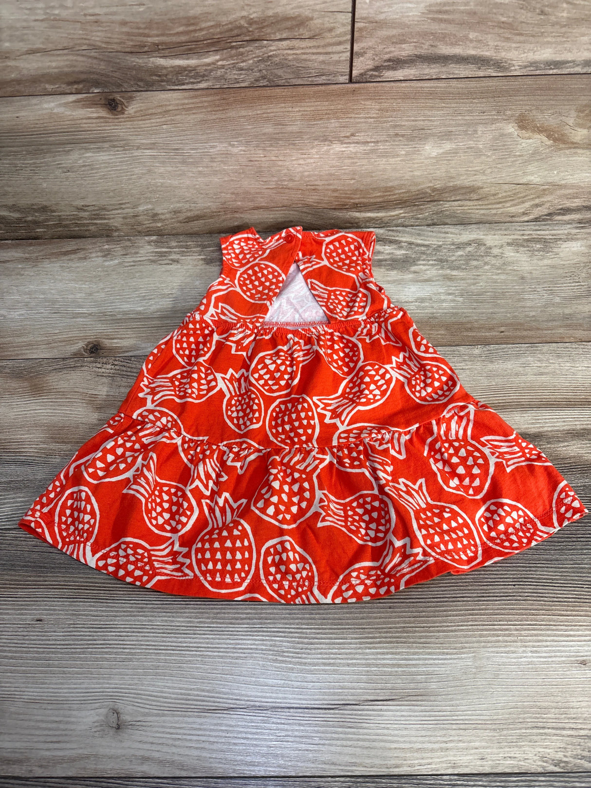 Carter's Pineapple Print Dress Orange sz 18m