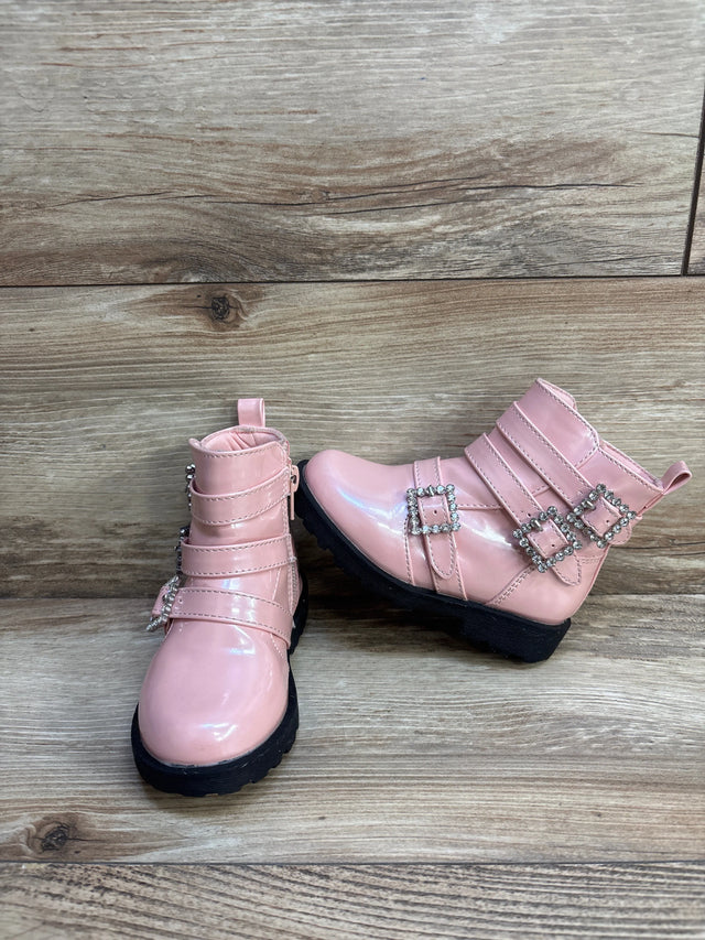 Self Esteem Lil' Triple Glam Pink Boots sz 7c - Me n Mommy To Be