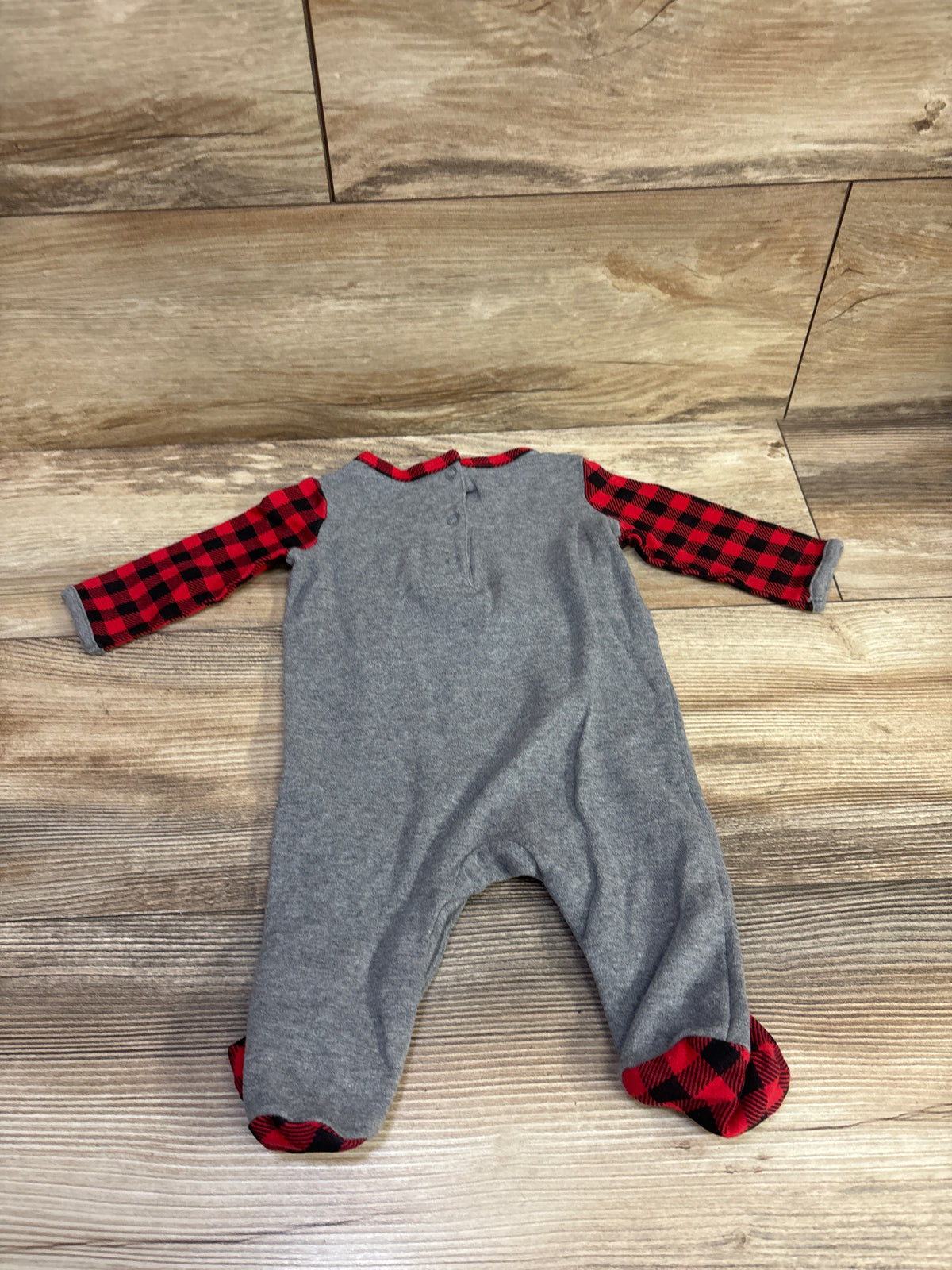 Baby Essentials I Believe Footed Coverall Grey sz 3m