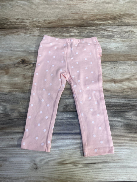 Pekkle Polka Dot Leggings Pink sz 18m - Me n Mommy To Be