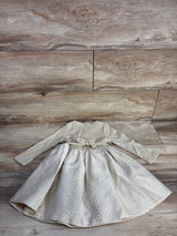 Bonnie Baby Long Sleeve Dress Gold sz 24m