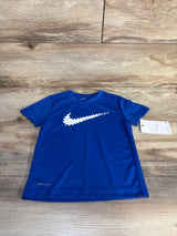 NEW Nike Dri-Fit Shirt in Game Royal Blue sz 3T