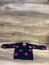 NEW Old Navy Strawberry Print Button-Front Cardigan Navy sz 3T