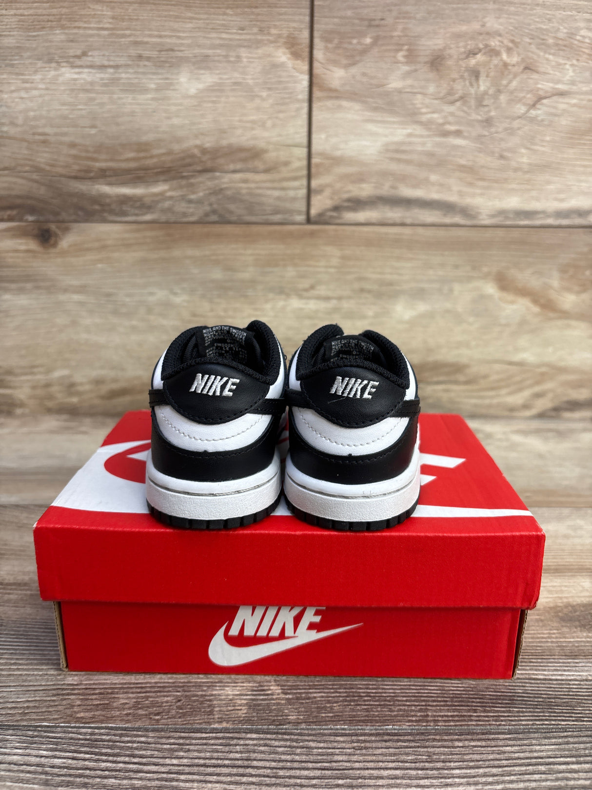 Nike Dunk Low TD 'White/Black White' Sneakers sz 8c