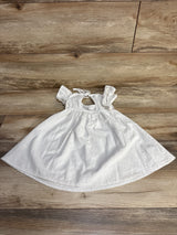 Flutter Sleeve Dress White sz 12-18m - Me n Mommy To Be