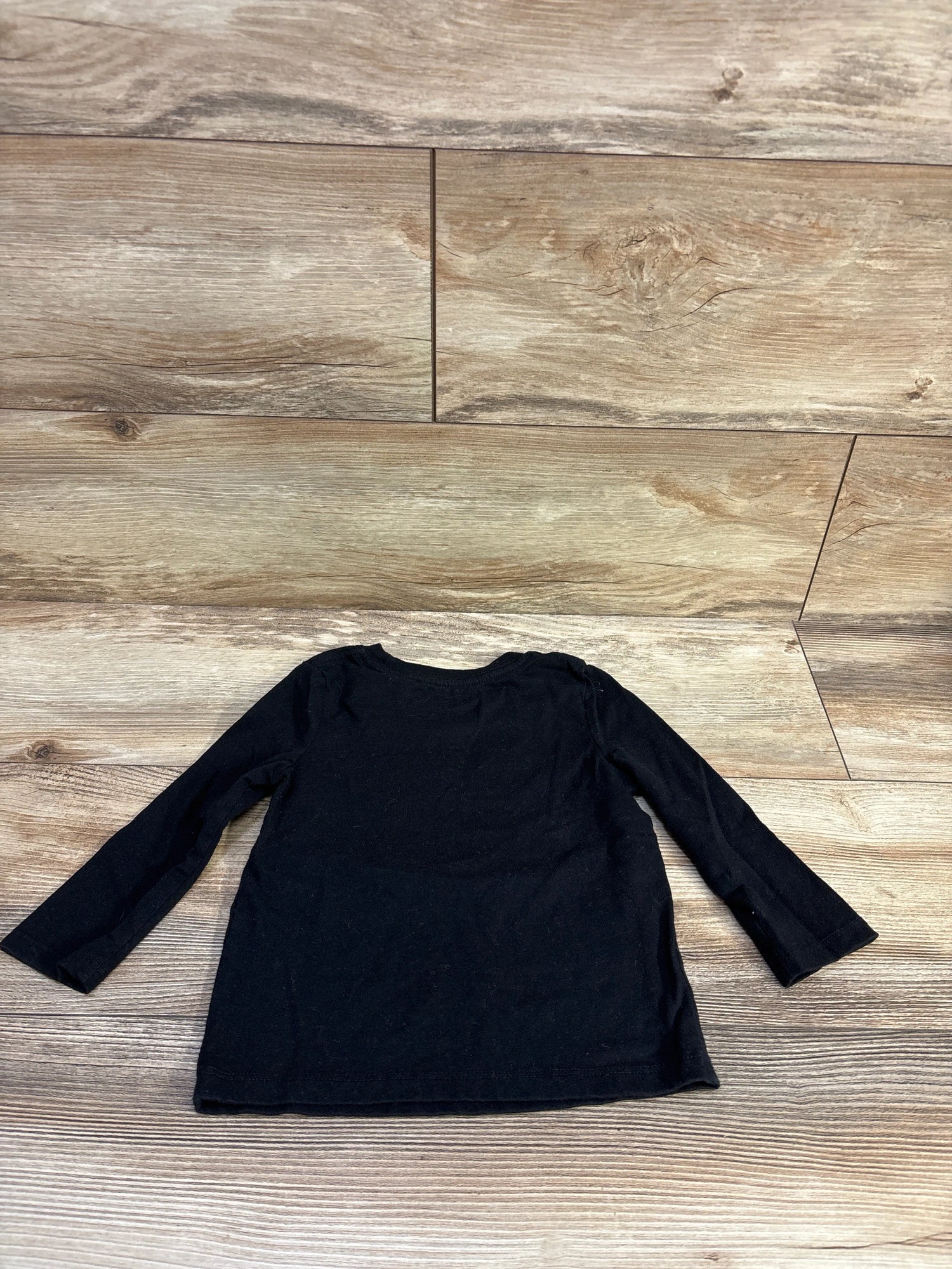 Cat & Jack Halloween Flower Shirt Black sz 2T