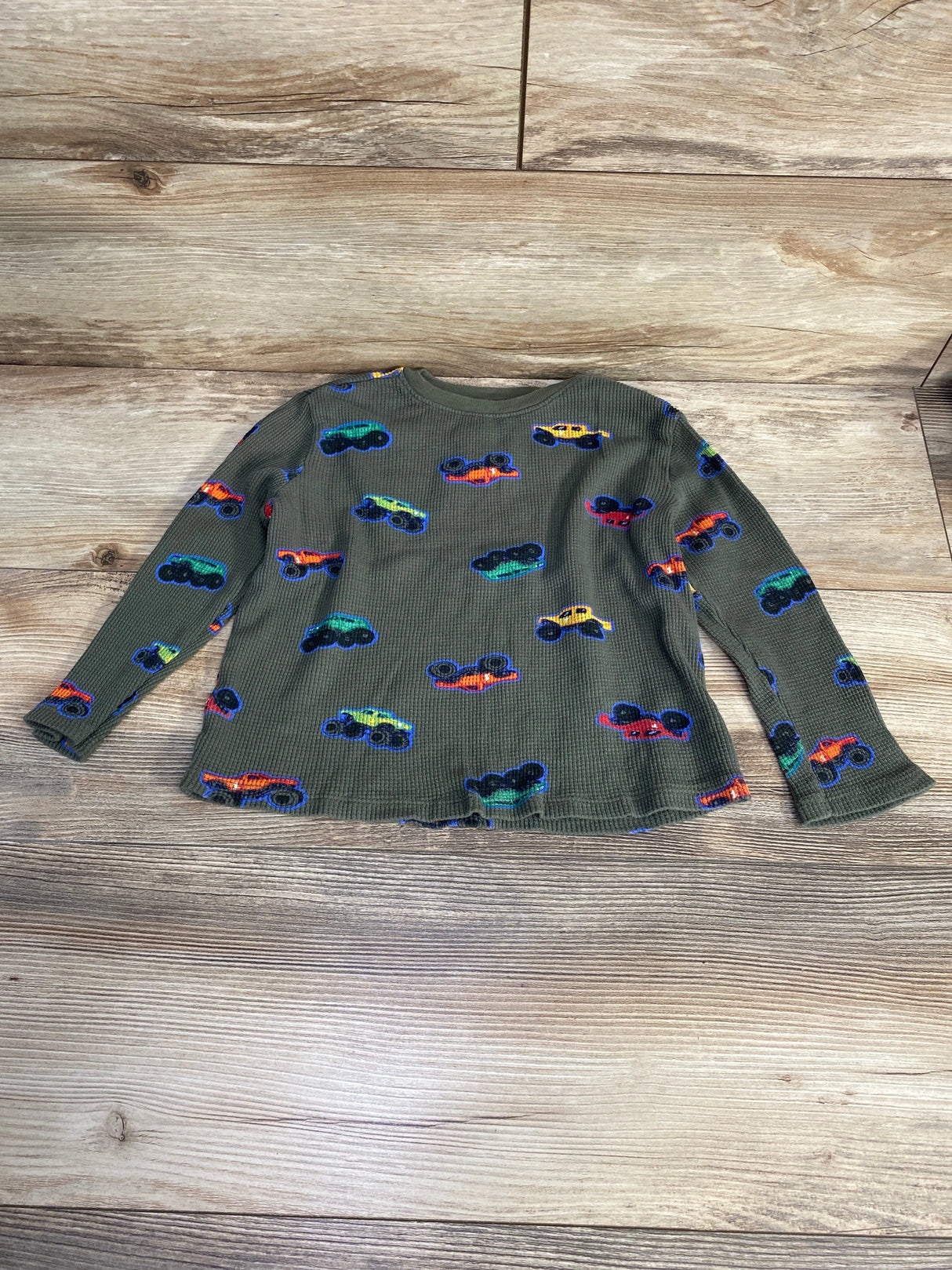 Old Navy Monster Truck Shirt Green sz 4T
