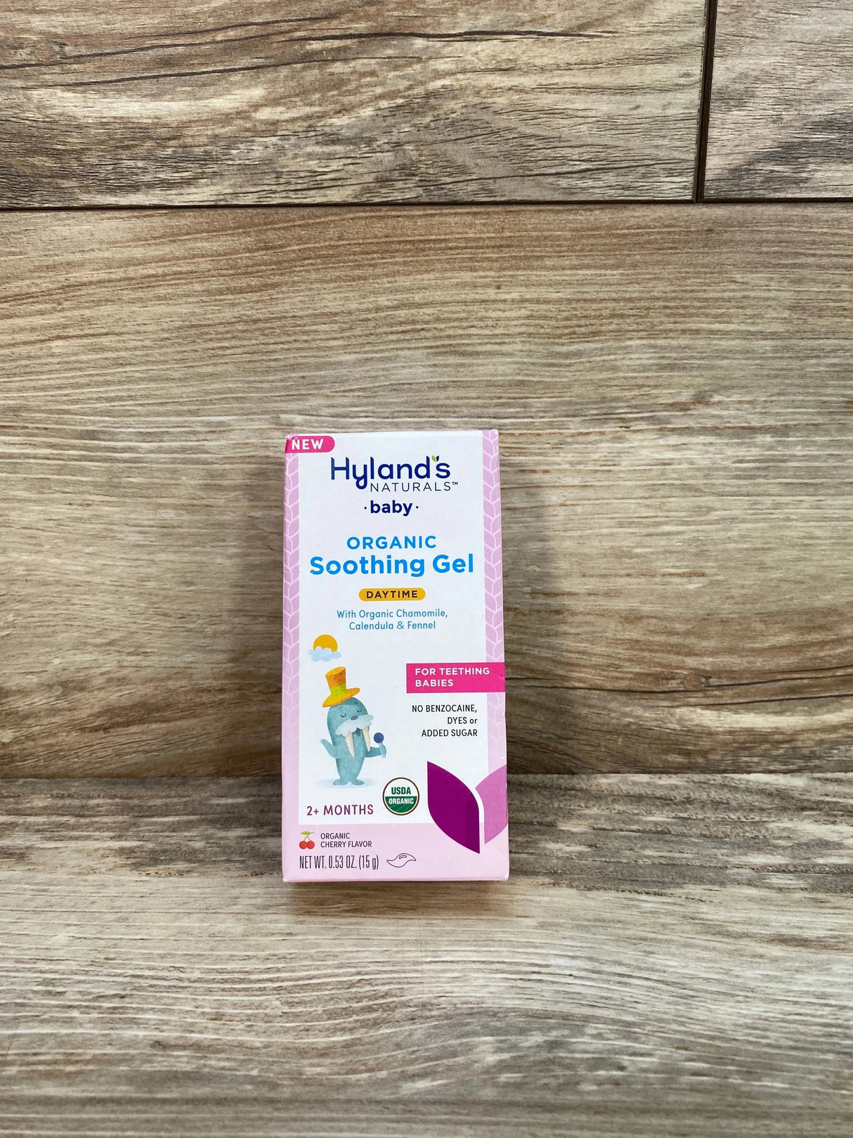 NEW Hyland's Naturals Baby Organic Daytime Soothing Gel - 0.53 Oz