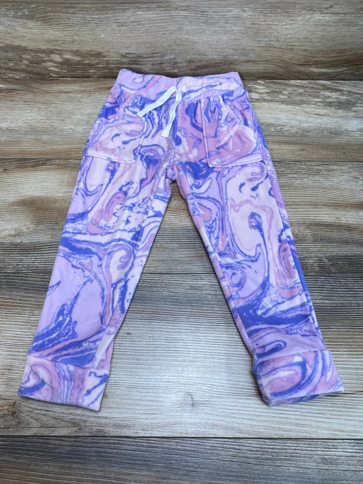 Cat & Jack Velour Drawstring Joggers Purple sz 3T