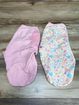 SwaddleMe 2pk Swaddle Wraps Pink sz 0-3m