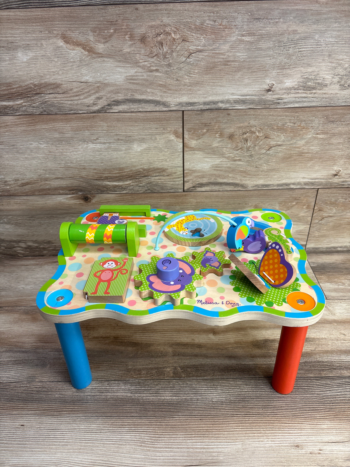 Melissa & Doug First Play Jungle Wooden Activity Table