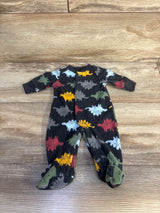 Child Of Mine Dinosaur Blanket Sleeper Grey sz Preemie