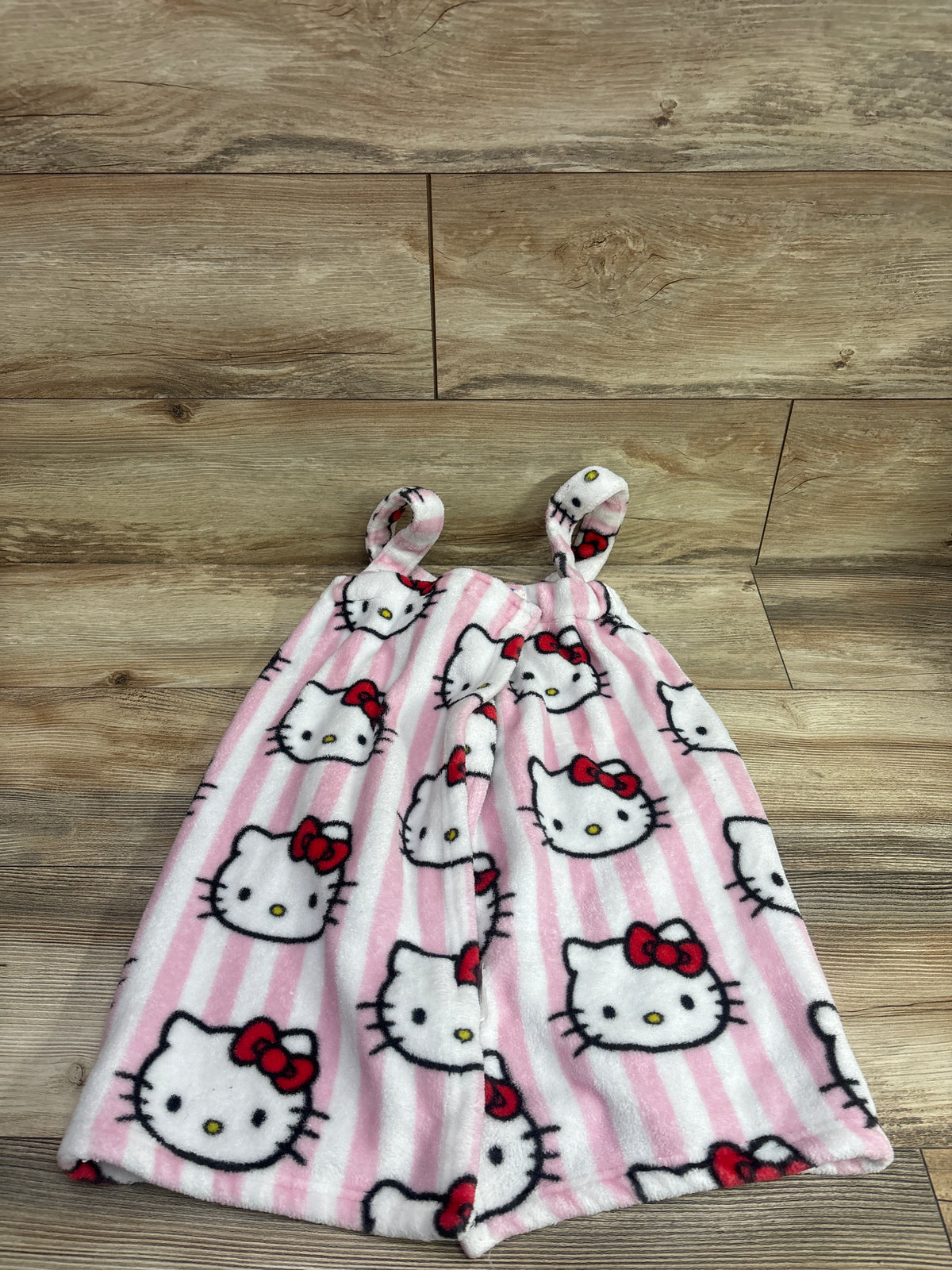 Hello Kitty Plush Strap Bath Wrap Pink sz 4T+