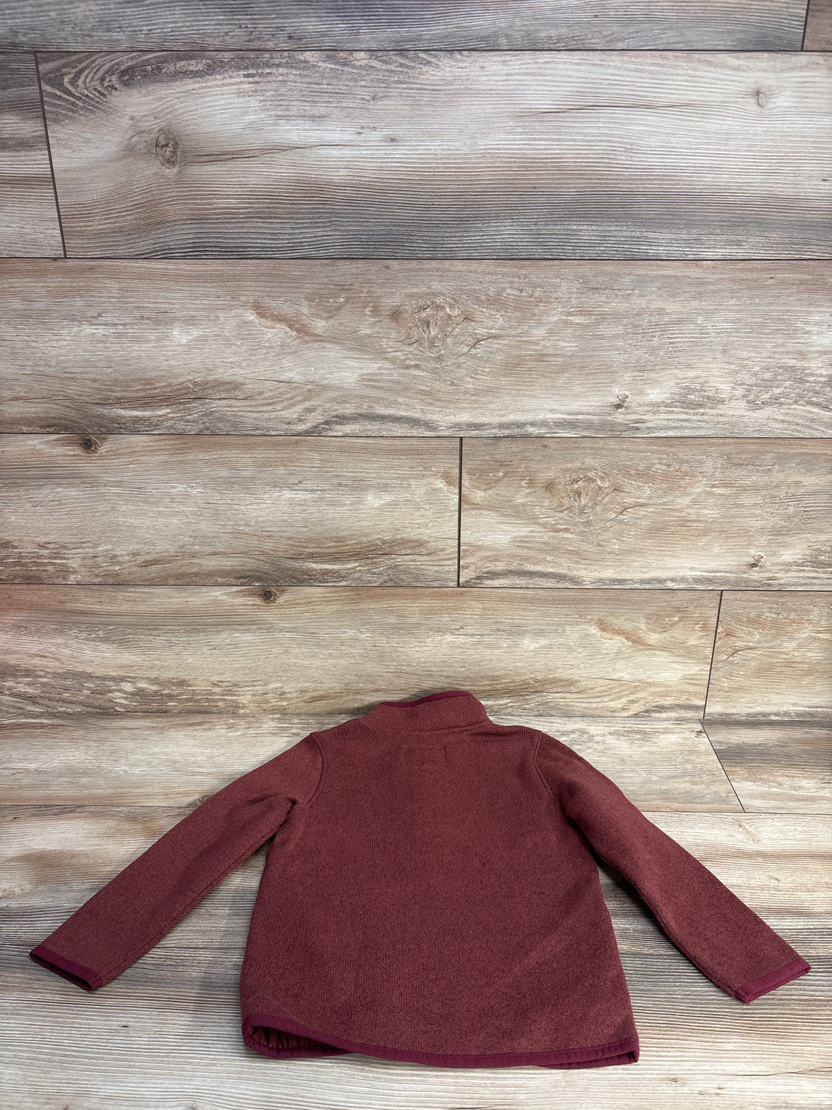 Old Navy Half-Zip Knit Sweatshirt Maroon sz 5T