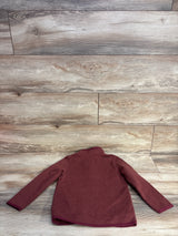 Old Navy Half-Zip Knit Sweatshirt Maroon sz 5T