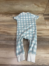 Cloud Island Knit Short Sleeve Jumpsuit Blue sz 6-9m