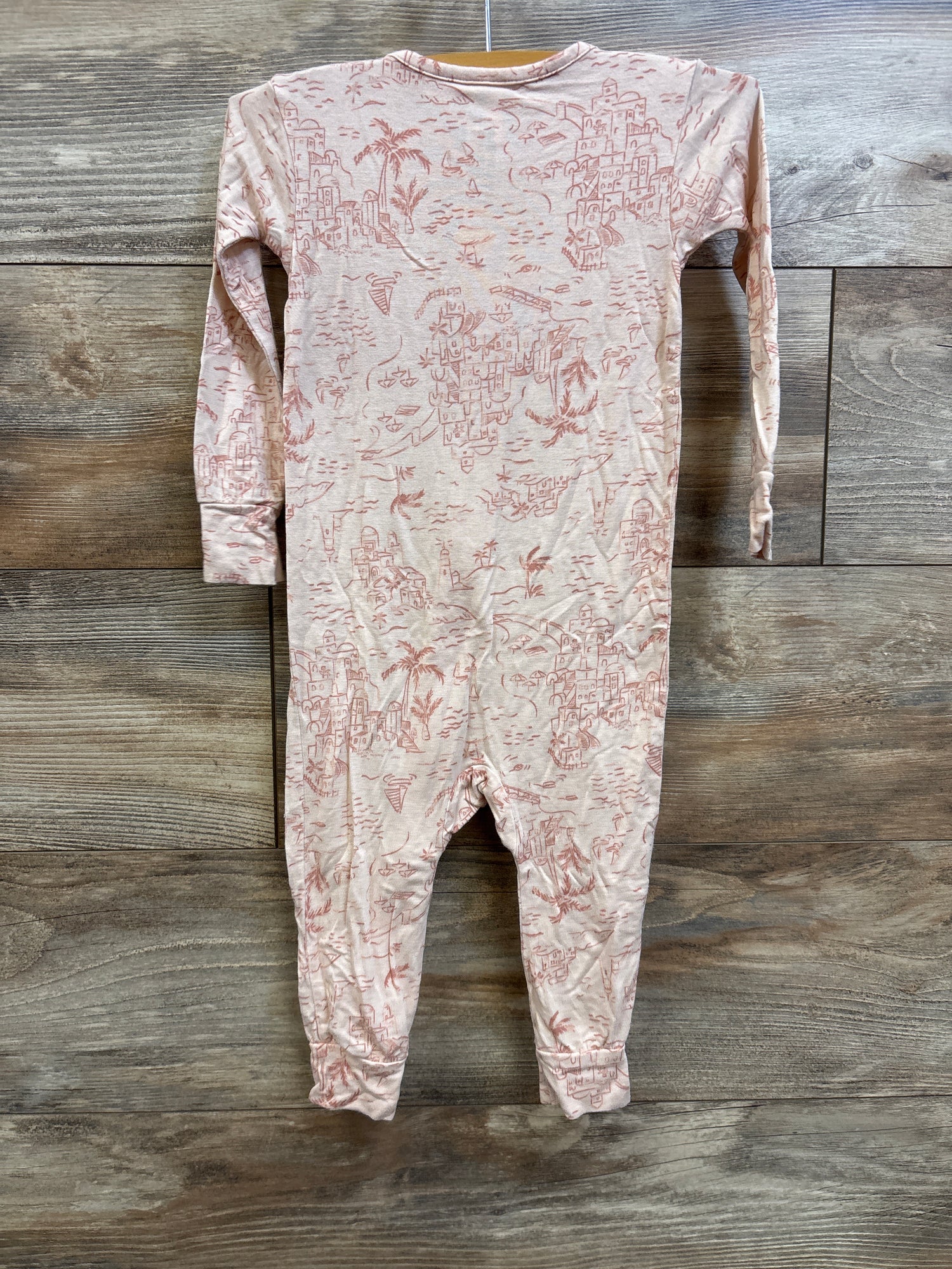 Modern Moments Footless Viscose Sleeper Pink sz 2T