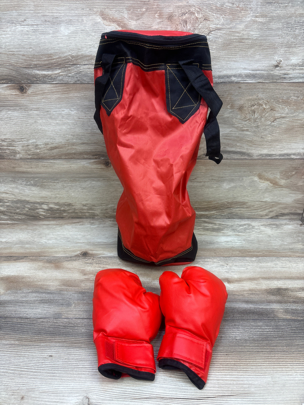 Kids' Punching Bag + Boxing Gloves