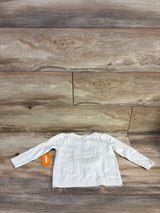 NEW Gymboree Embroidered Sunflower Sweater White sz 18-24m