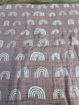 Comfy Cubs Bamboo/Muslin Swaddle Blanket Pink