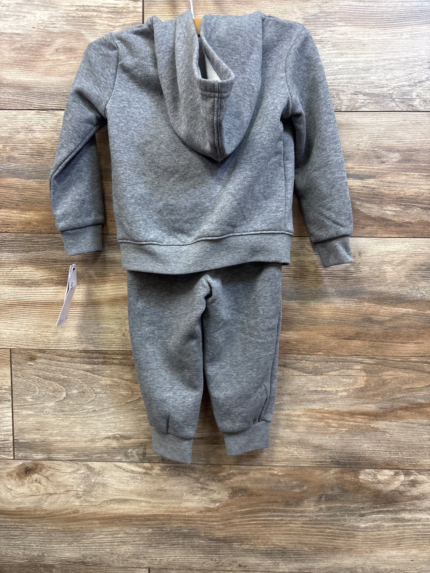 NEW Jordan 2pc Zip-Up Hoodie & Joggers Set Grey sz 2T