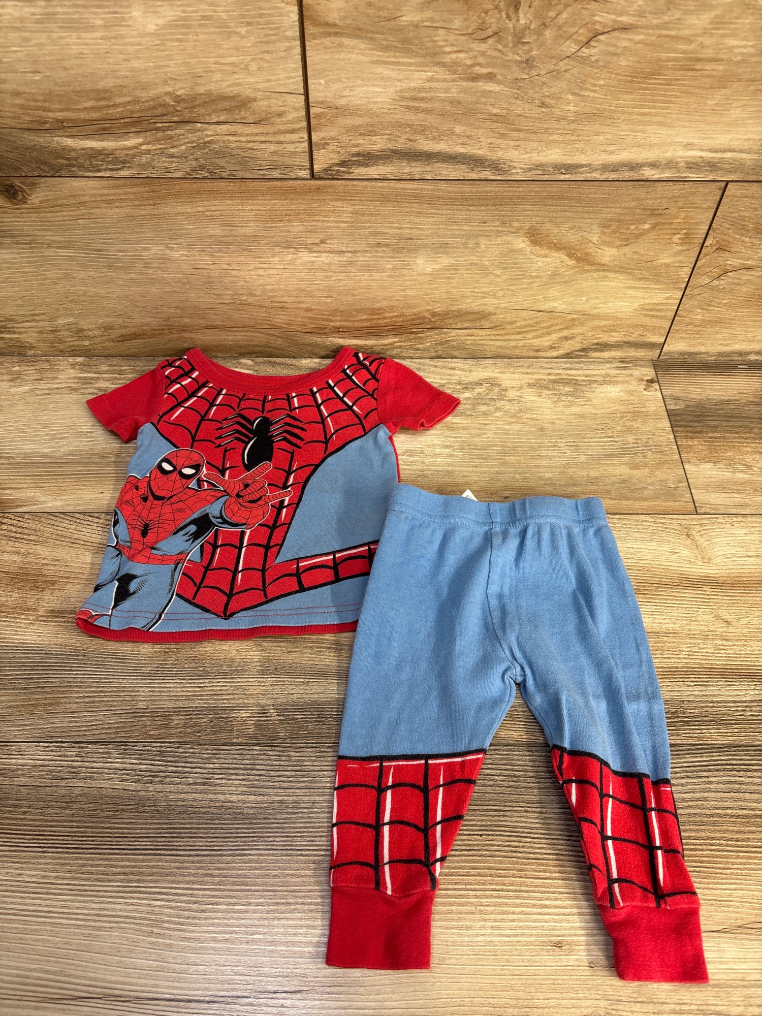 Marvel Spider-Man 2pc Pajama Set Red sz 12m