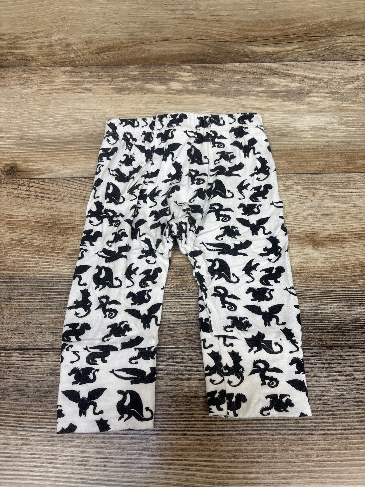 Kate Quinn Bamboo Dragon Print Pants White sz 6-12m