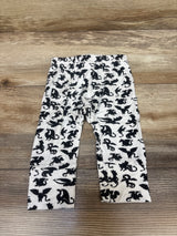 Kate Quinn Bamboo Dragon Print Pants White sz 6-12m