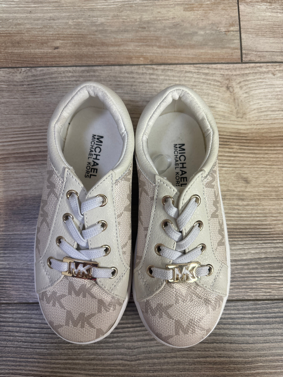 Michael Kors Logo Slip-On Sneakers Beige sz 8c