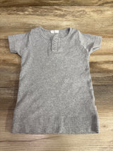 Jamie Kay Organic Cotton Modal Henley Tee Shirt Grey sz 3T