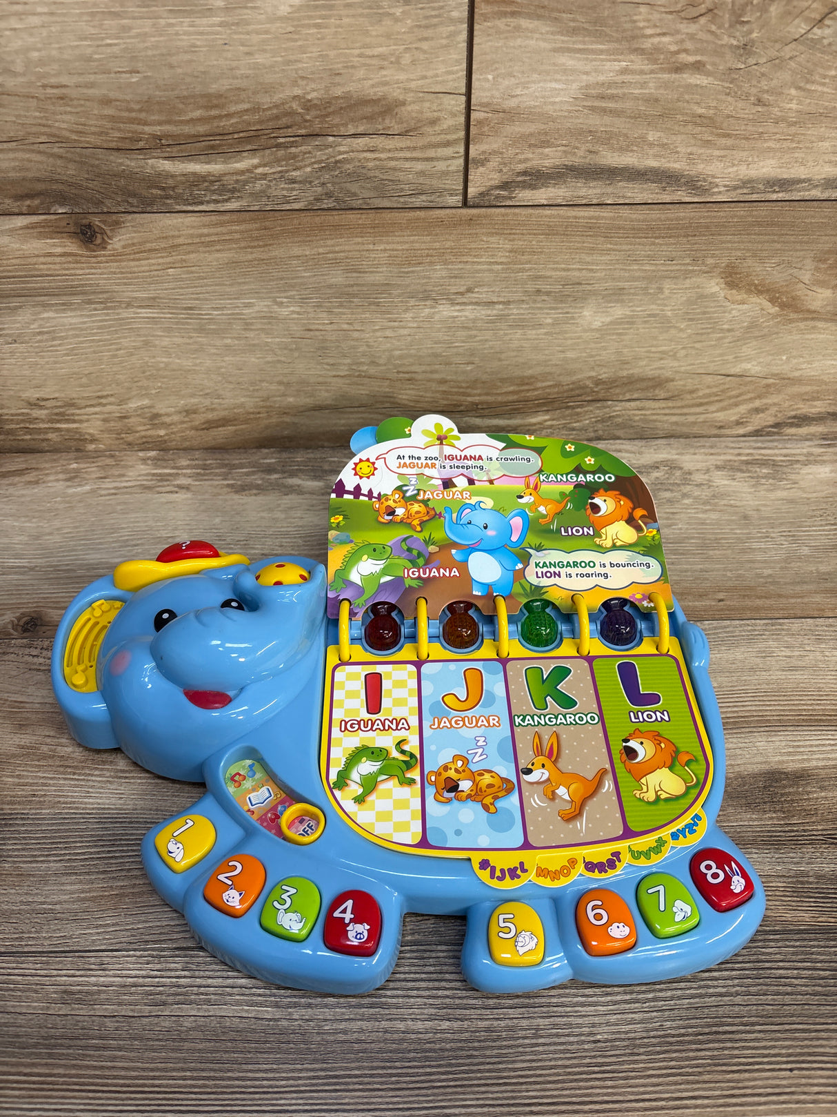 VTech Touch and Teach Elephant, Blue