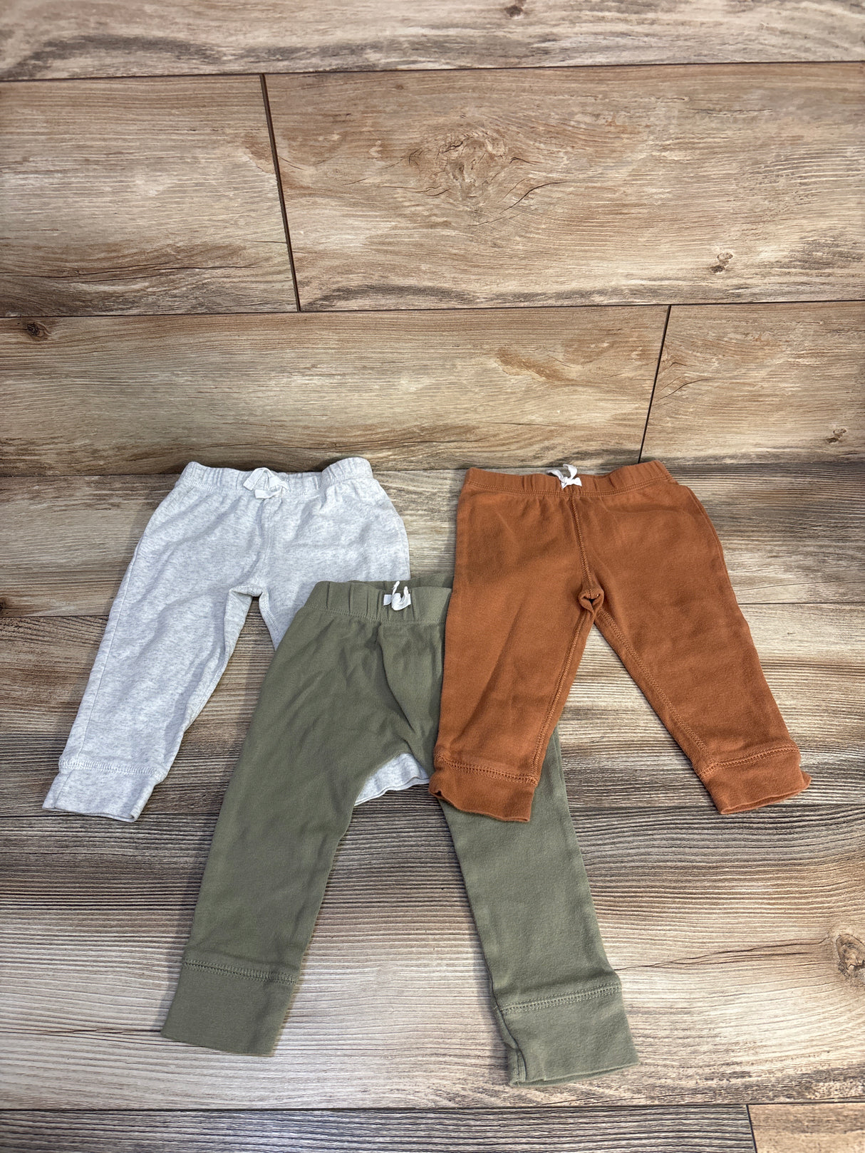 Carter's 3pk Drawstring Pants Grey sz 12m