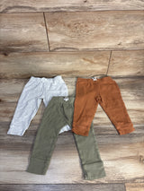 Carter's 3pk Drawstring Pants Grey sz 12m