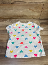 Old Navy Heart Shirt White sz 4T