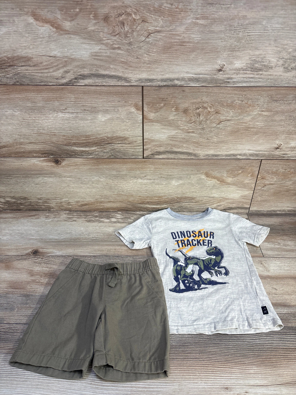American Hawk 2Pc Dinosaur Tracker Set Grey sz 2T