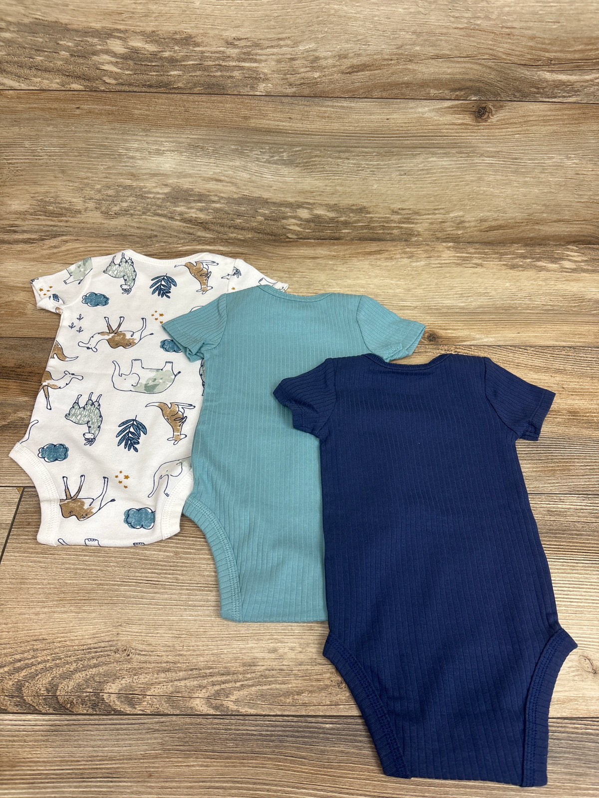 Just One You 3pk Bodysuit Set Blue sz 3m