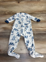 Chick Pea Dog Print Blanket Sleeper White sz 12m - Me n Mommy To Be