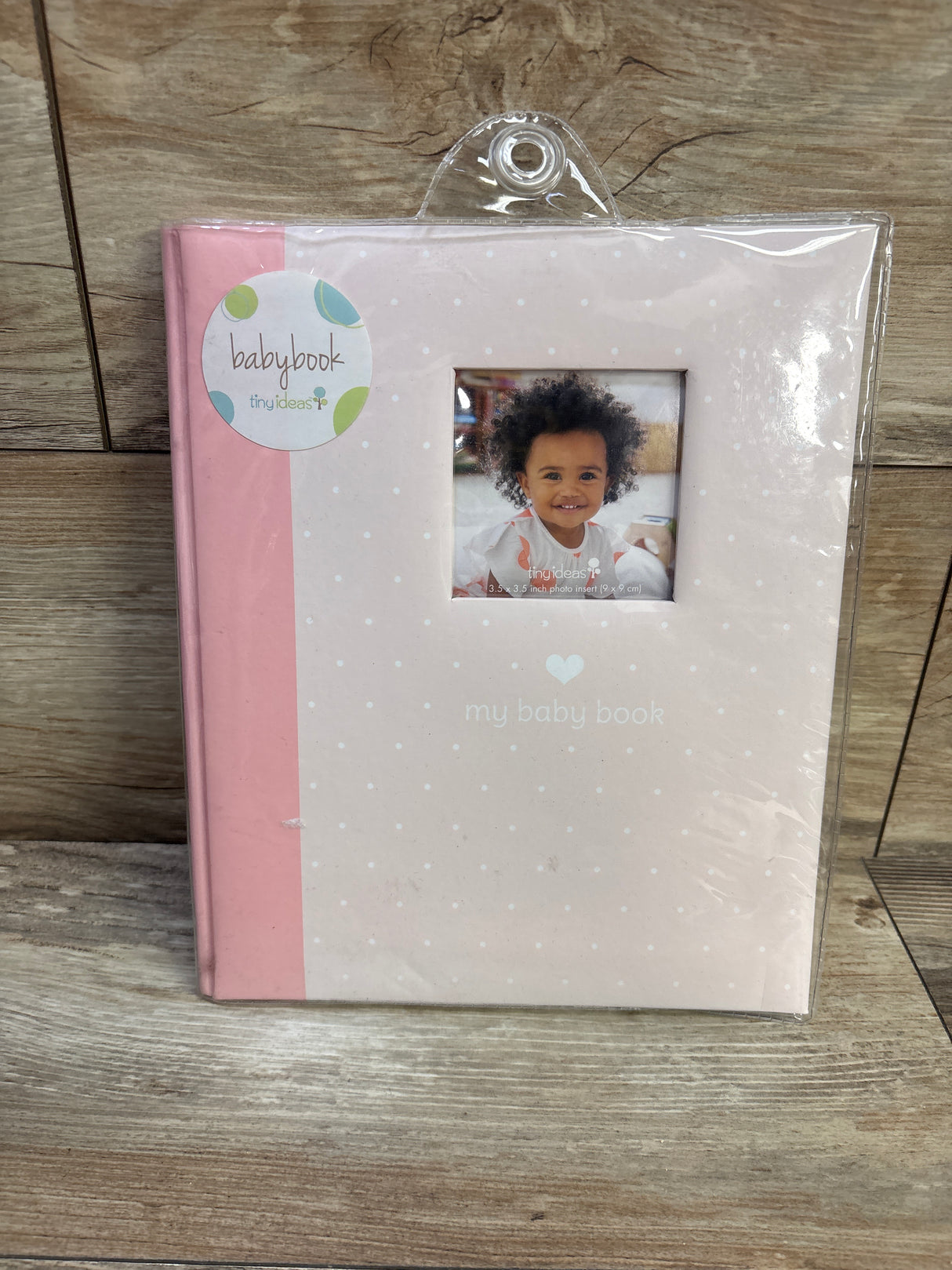 NEW Tiny Ideas 'My Baby Book' Pink Polka Dot Memory Book