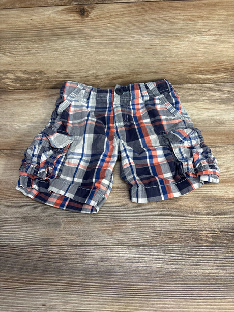 Oshkosh Plaid Cargo Shorts Grey sz 3T - Me n Mommy To Be