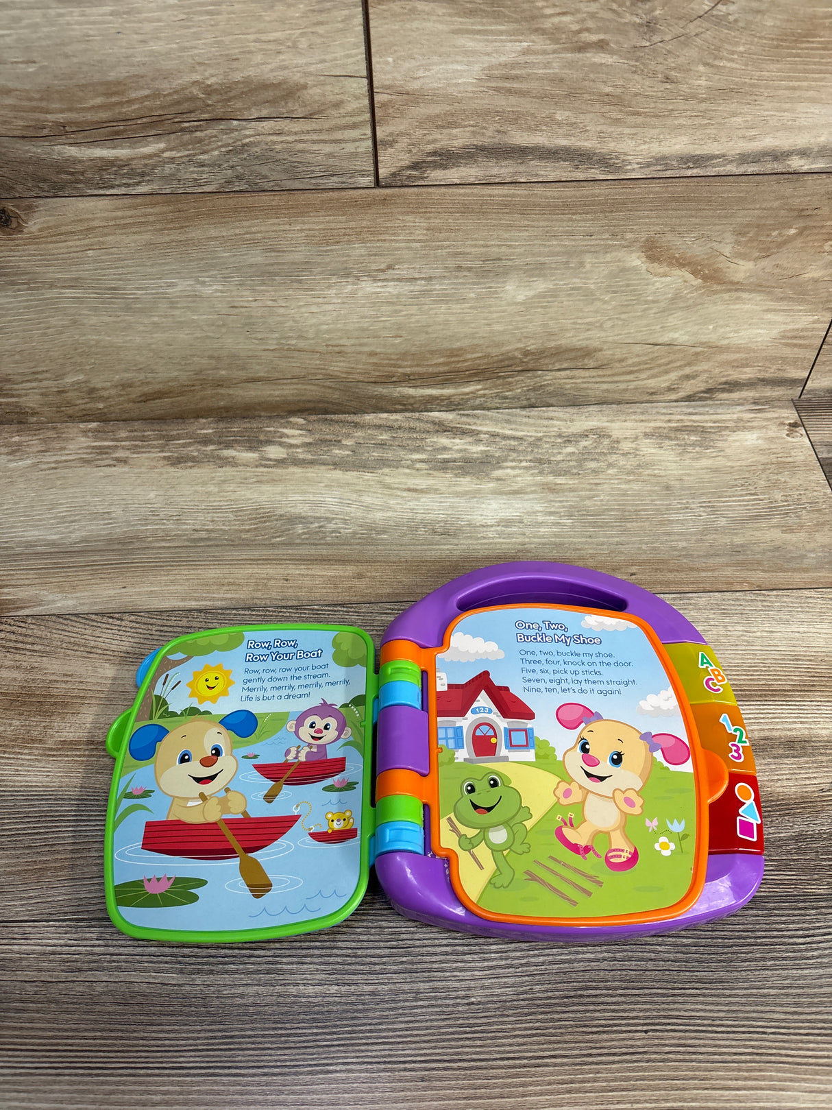 Fisher Price Laugh & Learn Story Book Rhymes Purple