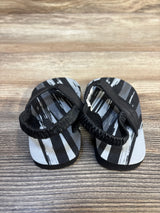 Carter's Clark Flip Flops Black sz 1/2c