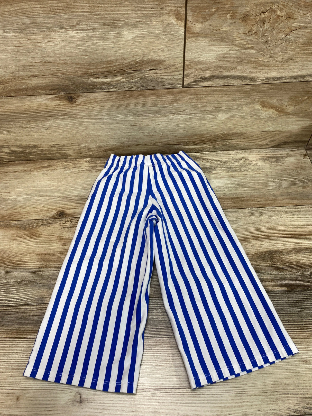 Janie & Jack Striped Wide-Leg Pants Blue sz 4T