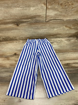 Janie & Jack Striped Wide-Leg Pants Blue sz 4T