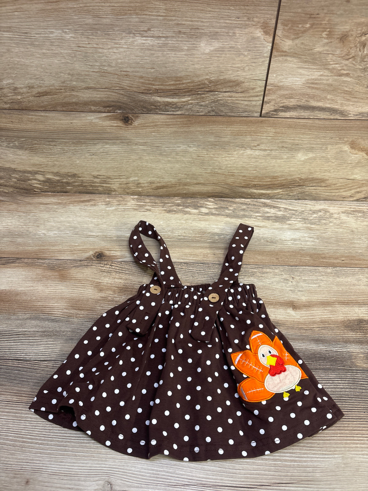 Turkey Suspender Skirt Brown sz 18m