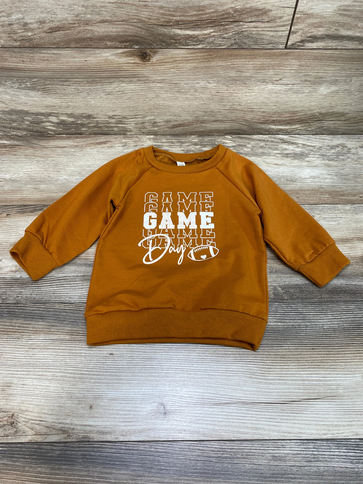 Game Day Sweatshirt Brown sz 3T