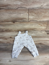 Disney Baby Winnie The Pooh Ribbed Overalls Grey sz 0-3m