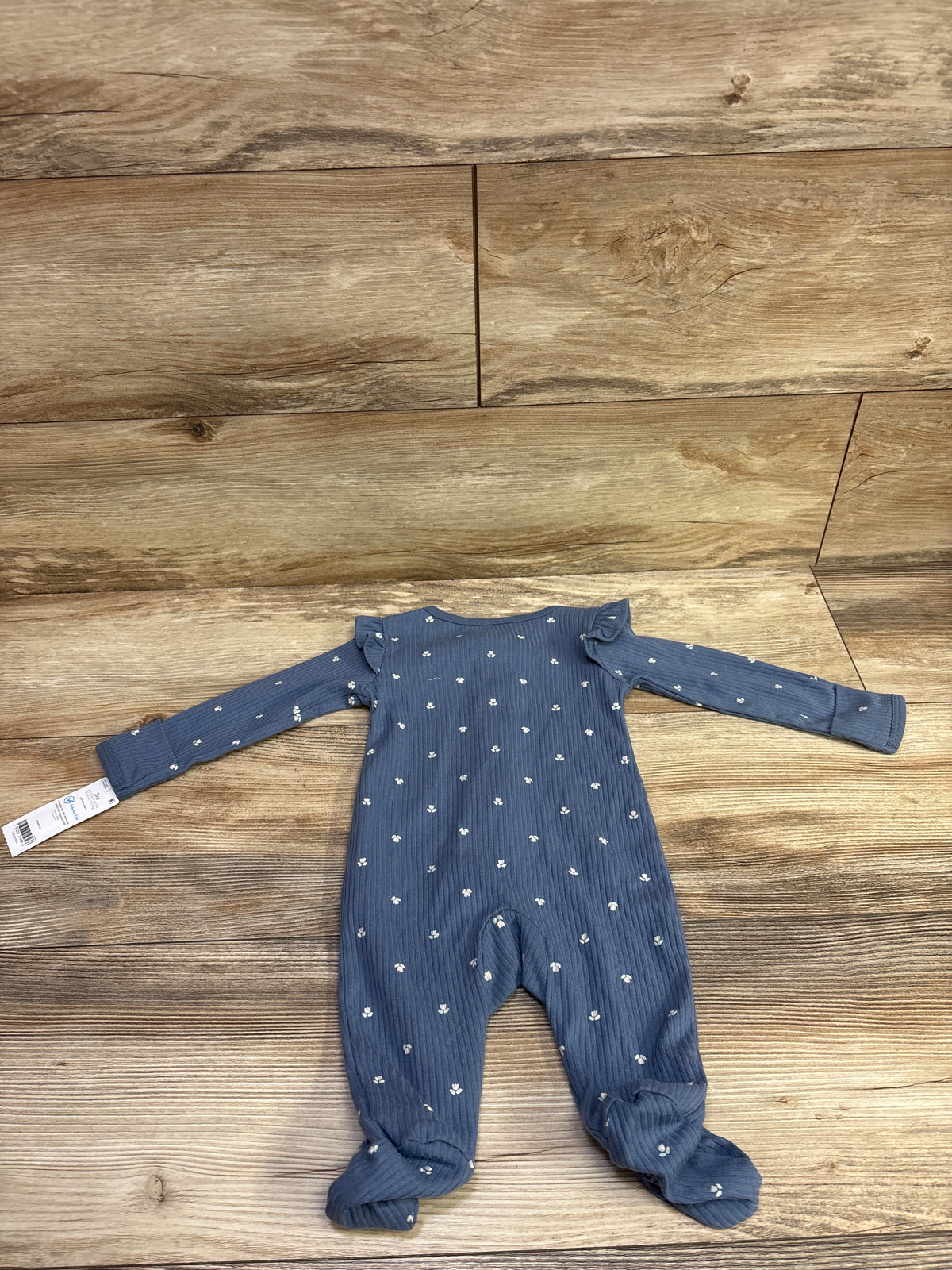 NEW Carter's Ribbed Sleeper Blue sz 3m