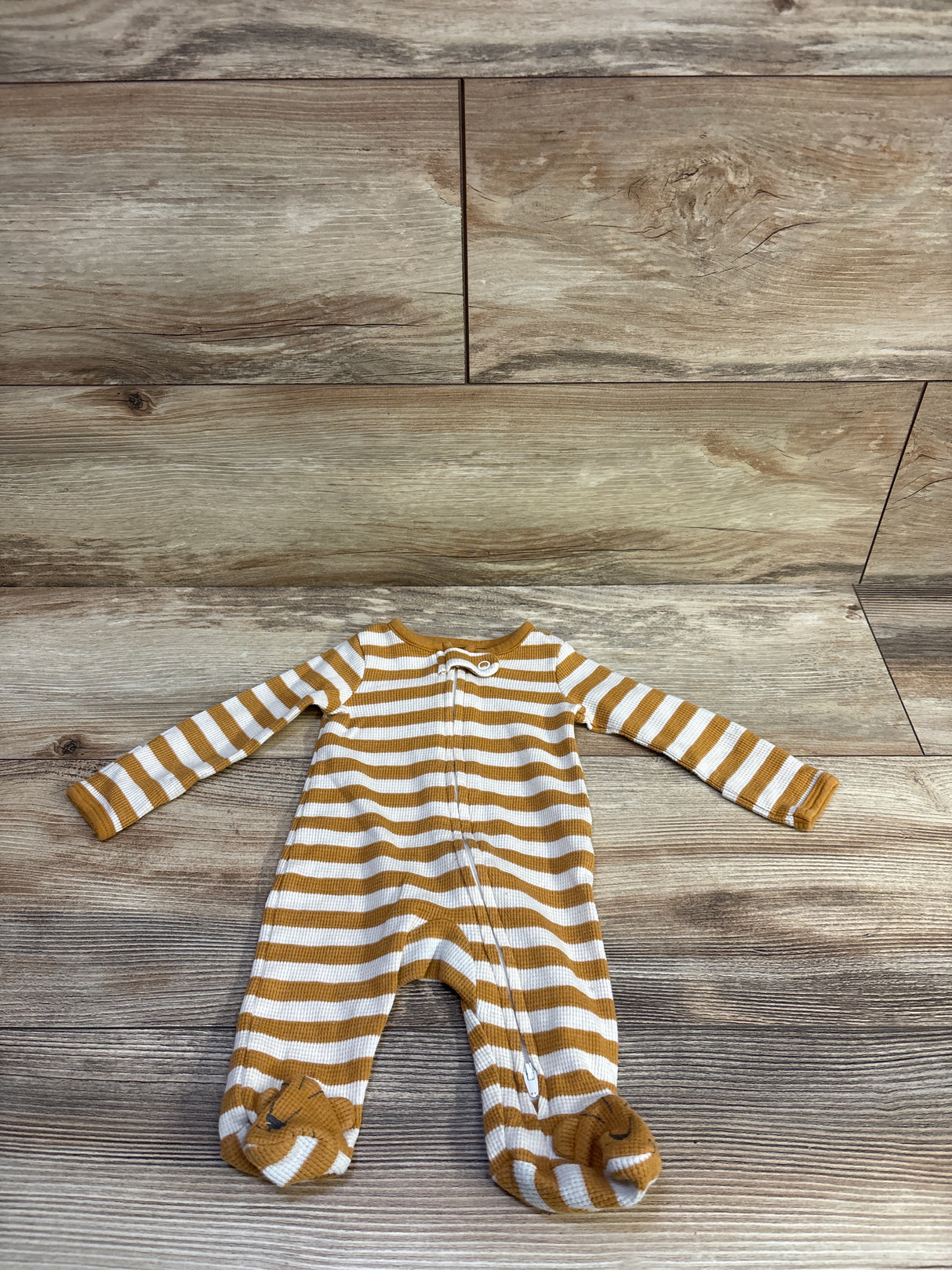 Just One You Waffle Knit Sleeper Striped sz Newborn